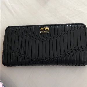 Authentic black Coach wallet